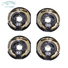 4 Pcs Electric Trailer Brake Assembly 12 X 2 Self-adjusting For 7000 Lbs Axle 4 Pcs Electric Trailer Brake Assembly 12 X 2 Self-adjusting For 7000 Lbs Axle