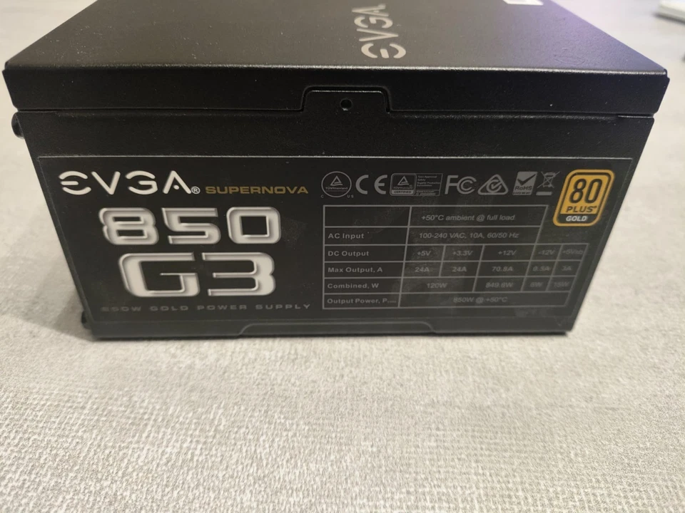 PSU EVGA SuperNOVA 850 G3, 80 Plus Gold 850W, Modulare - Immagine 4 di 4