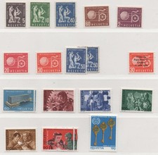 Timbre Suisse Service BIT n° 95,96,98,99,101 à 111 Zumstein