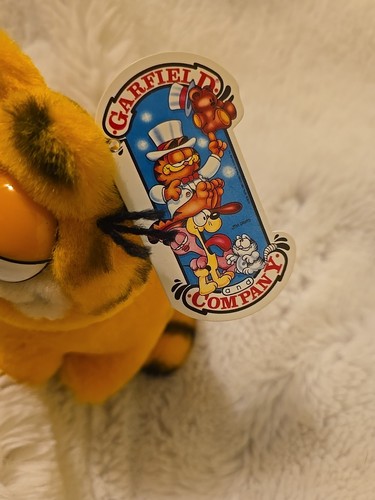 Garfield Plush Vintage 1981 Dakin 5" United Feature Syndicate Stuffed Animal Toy - Picture 2 of 6