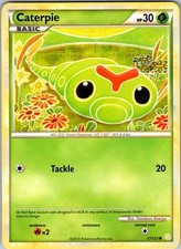 Caterpie 57/123 Common HeartGold & SoulSilver Pokemon Lightly Played on eBay