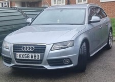 Audi A4 S line 1.8TFSI Avant, Estate 2008, Silver, manual 6 gears.