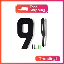 7" Floating House Numbers, Large Metal Address Number for Outside (9)