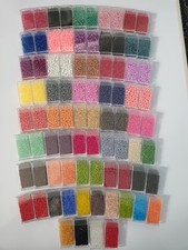 Beads for Jewellery Making Joblot.   2,3,4mm Seed beads & 11/0 Hex.  Total 1650g