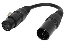 ProX XC-DMX5M3F 5-Pin Male to 3-Pin Female Turnaround 