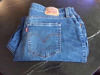 Levi's Boyfriend Jeans 16W ''Working Late'' Medium Wash Excellent Used Condition
