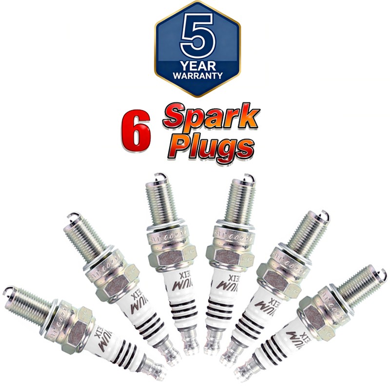 6PCS NGK Laser Iridium Spark Plug# CR8EIX Yamaha YZ250F YZ450F WR250F YZ426F