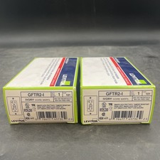 Leviton GFTR2-I Shallow Tamper Resistant GFCI Receptacle 20A 125V - Qty. 2 NEW 