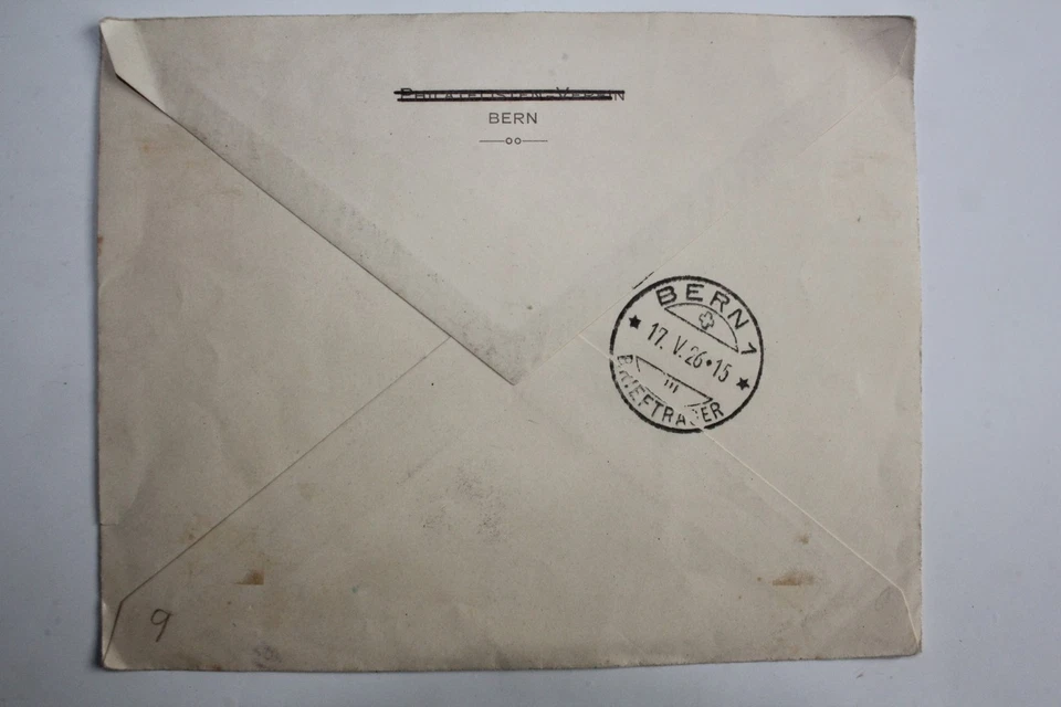 Correo aéreo completo Bale Suiza 1926 (50720) - Imagen 2 de 2