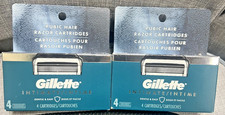 Gillette Intimate Razor Blades 2 packs 4 Cartridges each NEW Perfect PUBIC HAIR