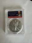 2017 AMERICAN SILVER EAGLE FIRST STRIKE PCS MS70 DONALD TRUMP INAUGATION