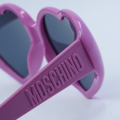 New MOSCHINO MOS128/S 0MU1 IR Fuchsia/Grey 56-14-135  display picture 3