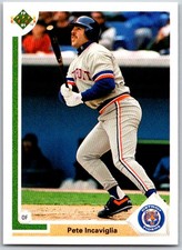 ⚾ 1991 Upper Deck #747 Pete Incaviglia Detroit Tigers