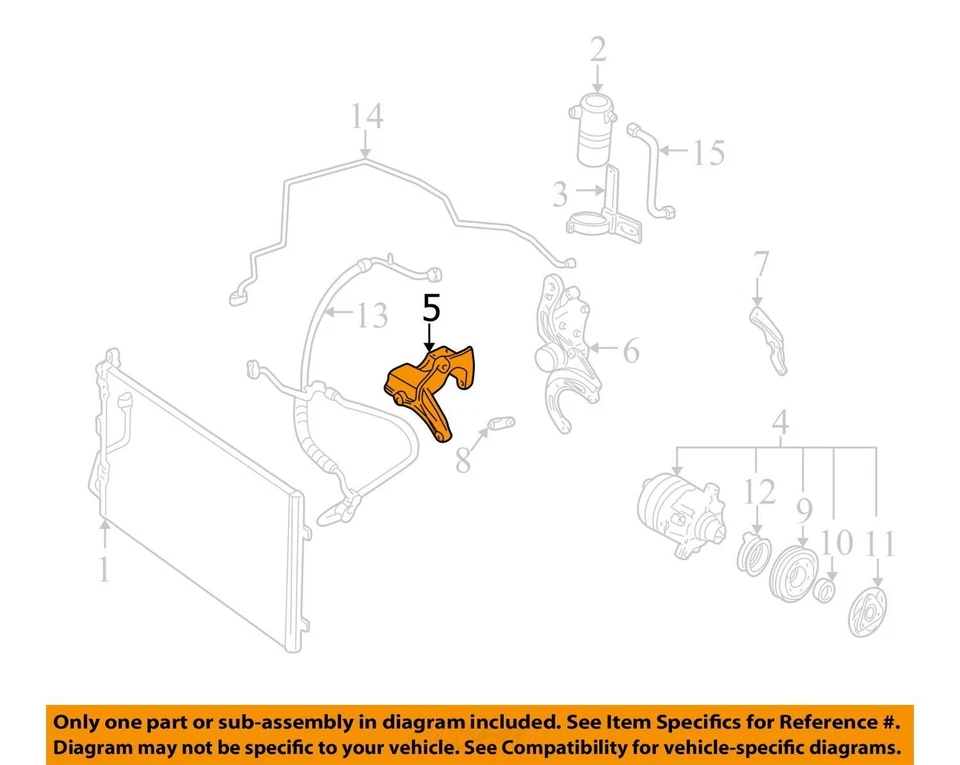 SE ADAPTA A CHEVROLET PONTIAC CAVALIER 1997-2002 SOPORTE SUNFIRE 24575923 - NUEVO OEM Foto 2 de 3