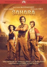 Sahara DVD, 2005, Widescreen Matthew McConaughey Steve Zahn Penelope Cruz
