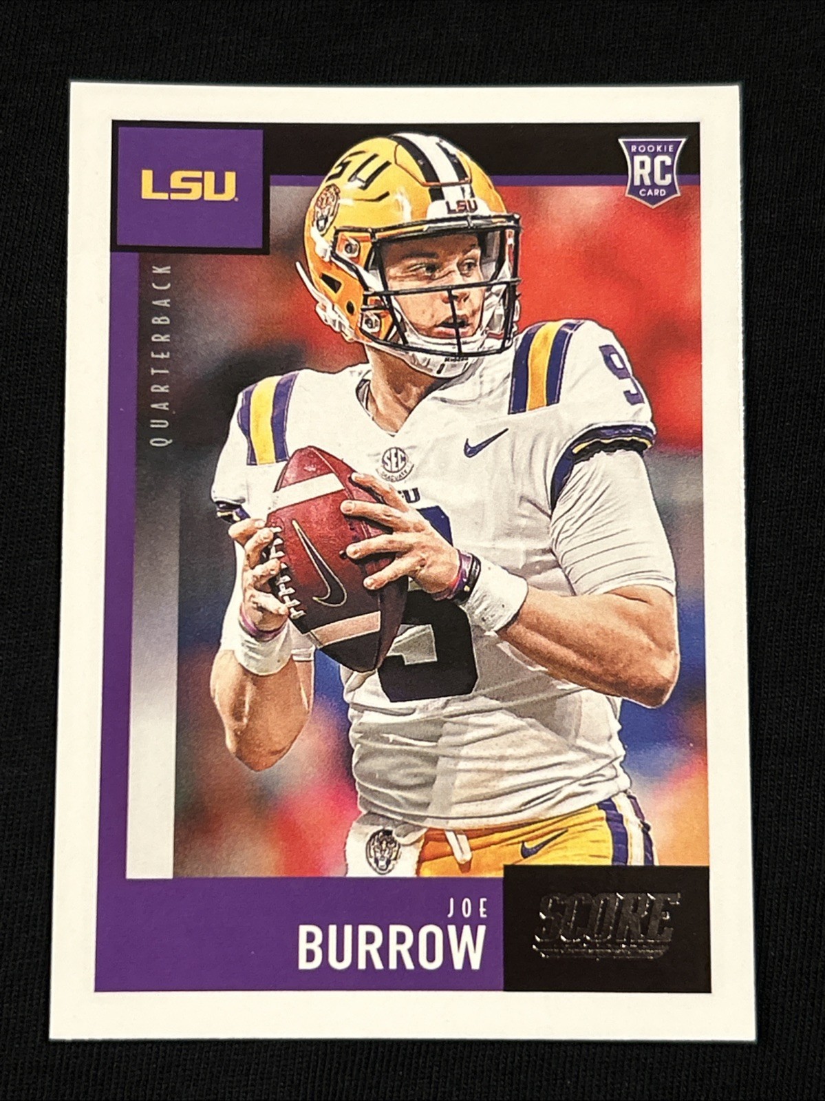 2020 Score Joe Burrow RC #360 LSU Tigers