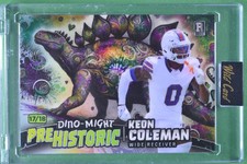Keon Coleman 2024 Wild Card Alumination Pre-Historic Green #/18 #PHSTG2-KC