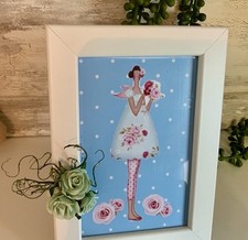 Tilda Deko Bild Ostern Frühling Geschenk