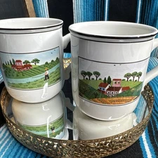 Villeroy & Boch Design Naif Mug - Farmland & Fisherman Design