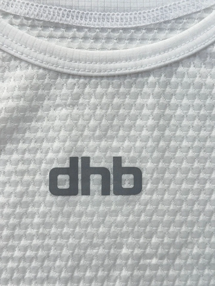 DHB Lightweight Mesh Sleeveless Base Layer, Mens Vest Size 2XL, White, New - Image 4 of 4