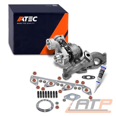 TURBOLADER +MONTAGESATZ DICHTSATZ FÜR SKODA OCTAVIA 2 1Z 2.0 TDI AZV BKD 04-13
