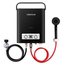 Propane Tankless Water Heater, 5L 1.32 GPM Outdoor Portable Gas Instant Hot W...