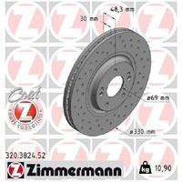 2X Bremsscheibe FüR KIA Optima JF 2.0 15 Bis 19 Zimmermann G4KH Neu