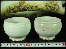 Pair of Joseon dynasty white porcelain bowls antique traditional craftsmanship