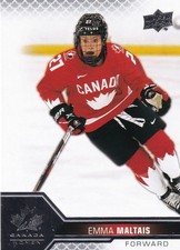 2022 UPPER DECK TEAM CANADA WOMEN EMMA MALTAIS ROOKIE