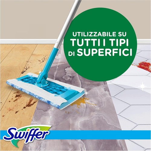 Swiffer Wet Lavapavimenti, 44 Panni Umidi, Limone, Maxi Formato, Pulizia Igienic - Foto 4 di 6