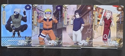 Naruto Kayou  Heavens Scroll 2  Team 7 Kakashi,Naruto,Sasuke & Sakura SR Cards