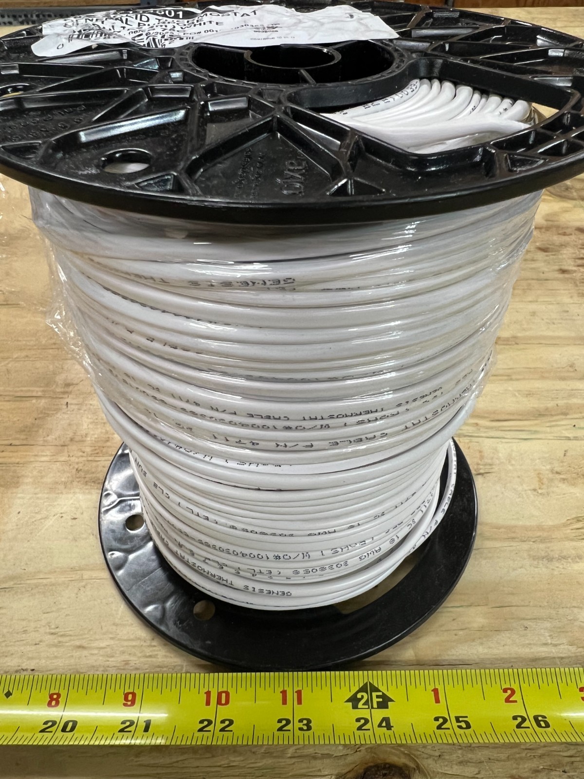 500' Southwire Genesis 47114801 Thermostat Cable 18/3 Solid CU Unshielded White