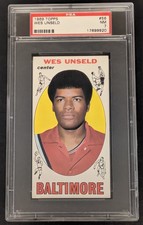 1969 Topps Basketball #56 Wes Unseld PSA 7