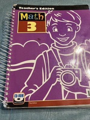 Math 3 Teacher s Edition With CD Bob Jones Press Third Edition