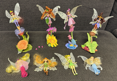 Lot Of 12 Disney 2006 Fairies Tinker Bell & Friends Tink Figures