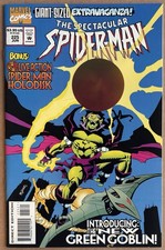 Spectacular Spider-Man #225, NM/M, 1st new Green Goblin, holodisk on cover, 1995