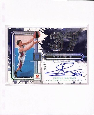 Andres Nocioni 2025-26 Panini Impeccable #ISA-NOC Euroleague Auto 20/37