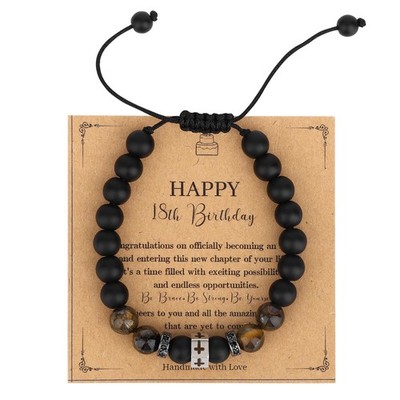 Mikovivi Faith Cross Bracelet, 18th Birthday Medium, as the picture shown