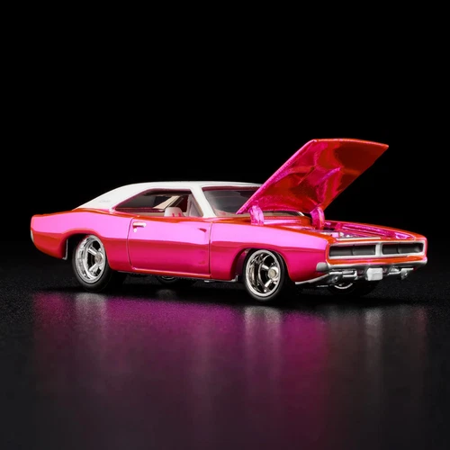 Hot Wheels RLC 1969 Dodge Charger R/T Spectraflame Pink Real