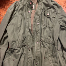 Gap Kids Girls XL Green Hooded Cotton Basic J...