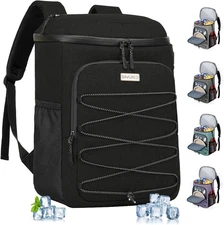Cooler Backpack Insulated Leak Proof 30 Cans for Men Women,Waterproof Soft Coole
