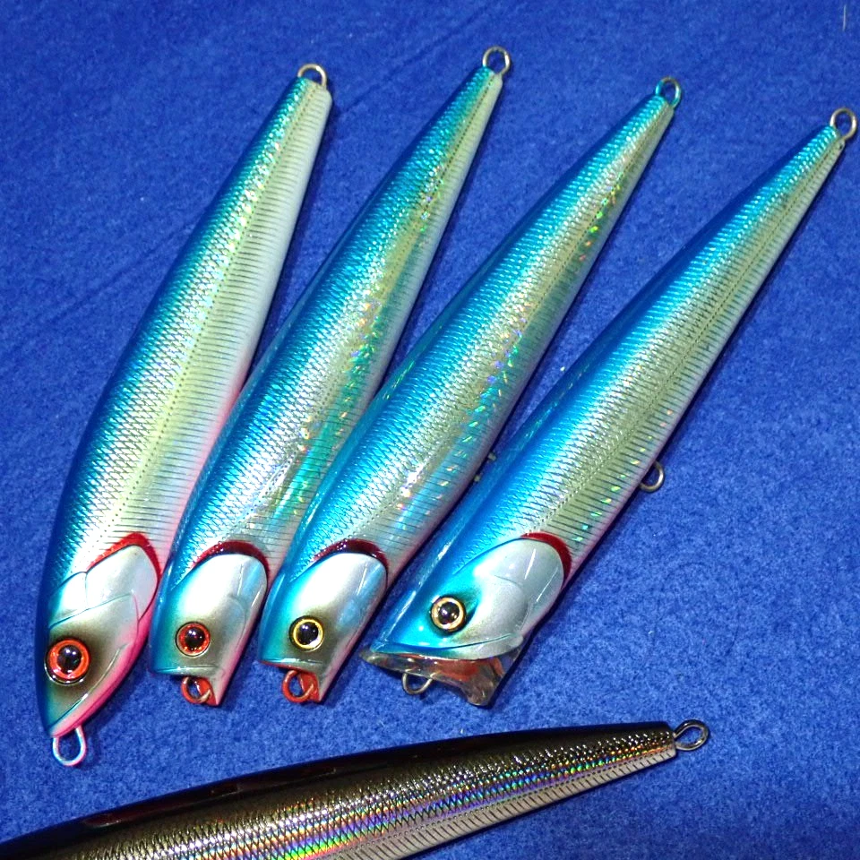 JDM Discontinued Lure DAIWA SALTIGA DORADO PENCIL14 SLIDER14 POPPER14 Set of 8 - Image 3 of 4
