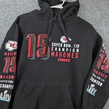 Fanatics Patrick Mahomes Hoodie Mens Medium Black Kansas City Chiefs Super Bowl