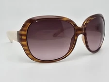 Marc by Marc Jacobs MMJ240/S Brown Strip Cream Frame Brown Lens Sunglasses 58mm