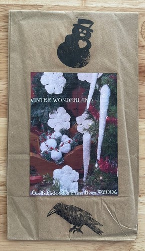 Oodlekadoodle Primitives Pattern Winter Wonderland Snowballs, Icicles, Snowflake