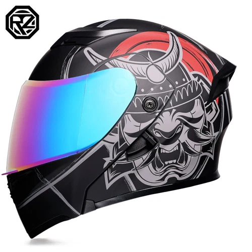 DOT Approved Men and Women Double Visors Modular Motorcycle Helmet - Bild 11 von 11