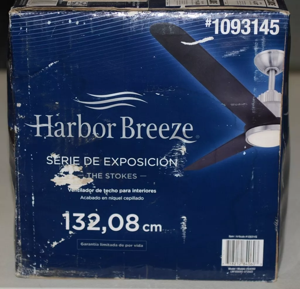 Harbor Breeze 1093145 The Strokes Collection 52 Inch Indoor 