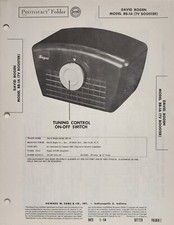 SAMS PHOTOFACT SERVICE MANUAL 228-7 DAVID BOGEN MODEL BB-1A TV BOOSTER
