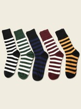 Prison Style Striped Socks Prisoner Socks Old School Heritage Vintage Chopper