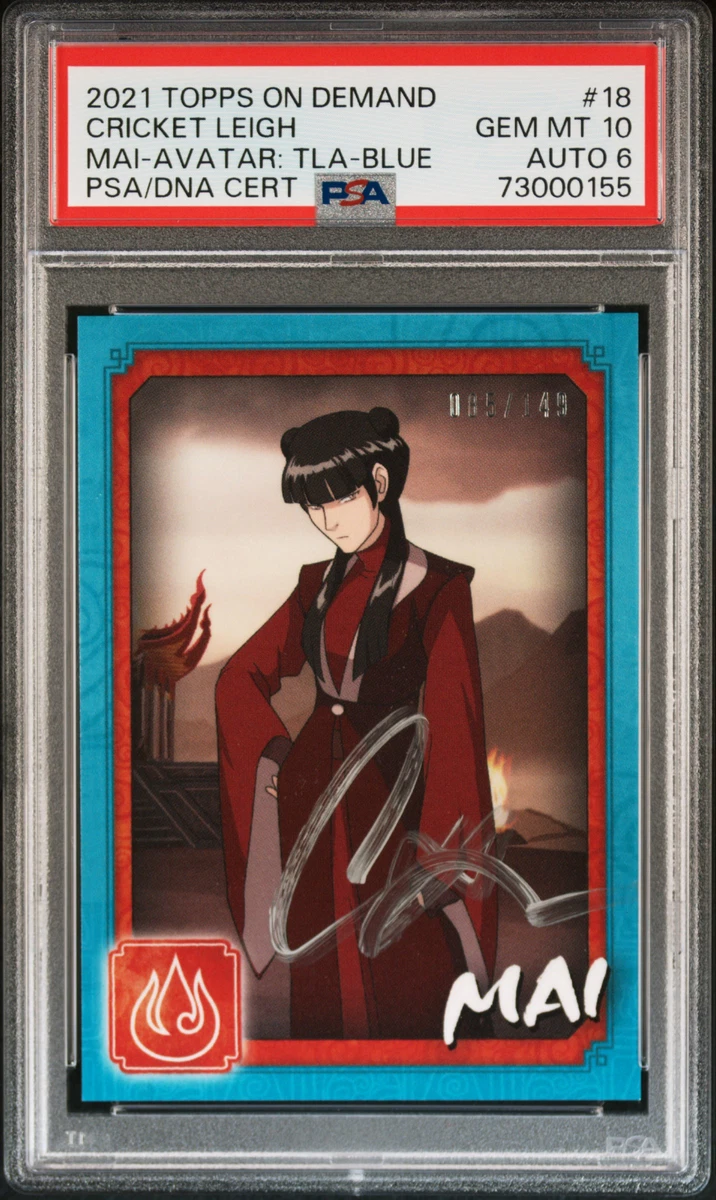 2021 Topps Mai #18 PSA Avatar signed autograph by the voice actor Cricket  Leigh | eBay